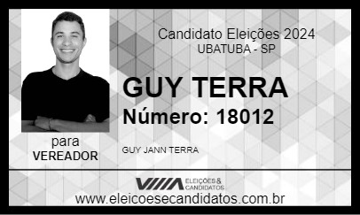 Candidato GUY TERRA 2024 - UBATUBA - Eleições