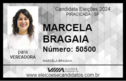 Candidato MARCELA BRAGAIA 2024 - PIRACICABA - Eleições