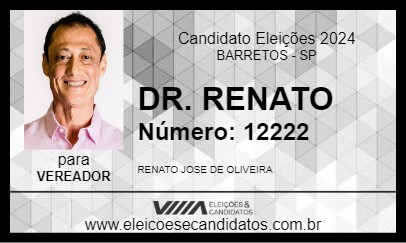 Candidato DR. RENATO 2024 - BARRETOS - Eleições