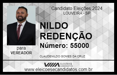 Candidato NILDO REDENÇÃO 2024 - LOUVEIRA - Eleições