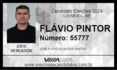 Candidato FLÁVIO PINTOR 2024 - LOUVEIRA - Eleições