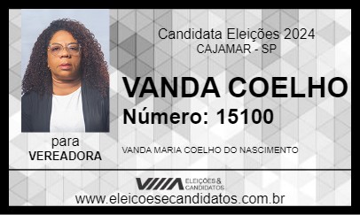 Candidato VANDA COELHO 2024 - CAJAMAR - Eleições