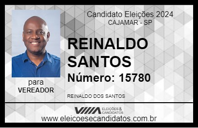 Candidato REINALDO SANTOS 2024 - CAJAMAR - Eleições