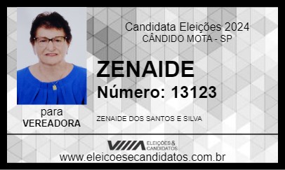 Candidato ZENAIDE 2024 - CÂNDIDO MOTA - Eleições