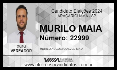 Candidato MURILO MAIA 2024 - ARAÇARIGUAMA - Eleições