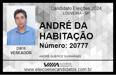 Candidato ANDRÉ DA HABITAÇÃO 2024 - LOUVEIRA - Eleições