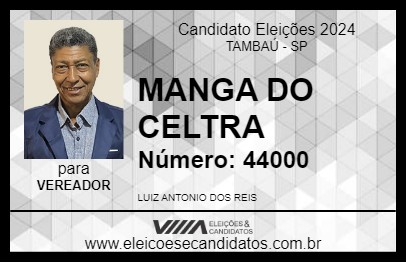 Candidato MANGA 2024 - TAMBAÚ - Eleições