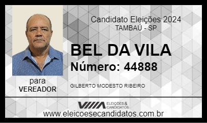 Candidato BEL DA VILA  2024 - TAMBAÚ - Eleições