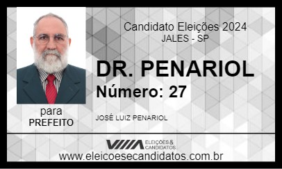 Candidato DR. PENARIOL 2024 - JALES - Eleições