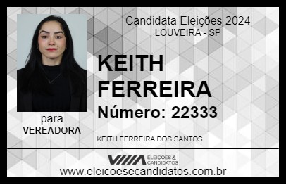 Candidato KEITH FERREIRA 2024 - LOUVEIRA - Eleições