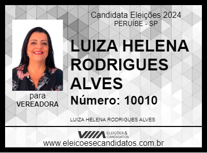 Candidato LÚ DO CORAÇÃO 2024 - PERUÍBE - Eleições