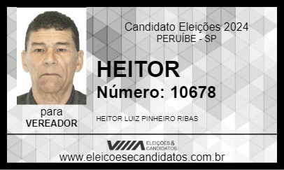 Candidato HEITOR 2024 - PERUÍBE - Eleições