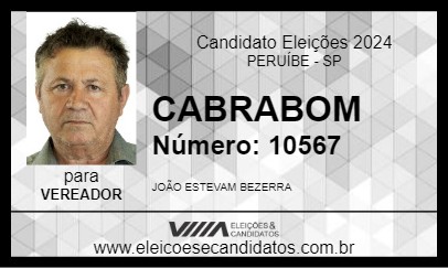 Candidato CABRABOM 2024 - PERUÍBE - Eleições