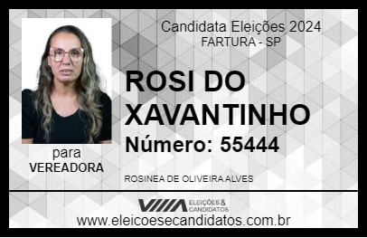 Candidato ROSI DO XAVANTINHO 2024 - FARTURA - Eleições