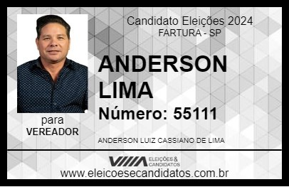 Candidato ANDERSON LIMA 2024 - FARTURA - Eleições