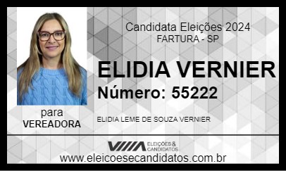 Candidato ELIDIA VERNIER 2024 - FARTURA - Eleições