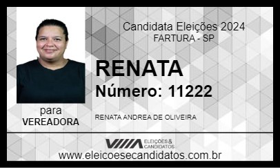 Candidato RENATA 2024 - FARTURA - Eleições