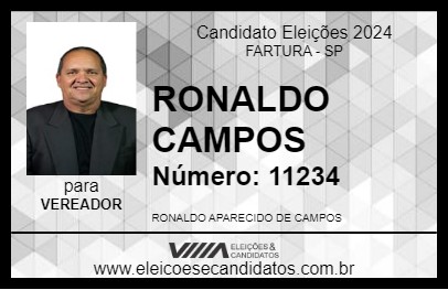 Candidato RONALDO CAMPOS 2024 - FARTURA - Eleições