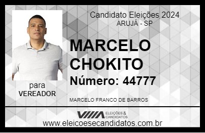 Candidato MARCELO CHOKITO 2024 - ARUJÁ - Eleições