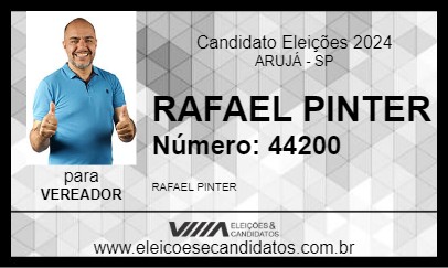 Candidato RAFAEL PINTER 2024 - ARUJÁ - Eleições