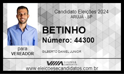 Candidato BETINHO 2024 - ARUJÁ - Eleições