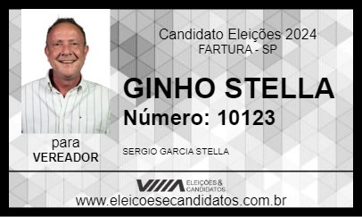 Candidato GINHO STELLA 2024 - FARTURA - Eleições