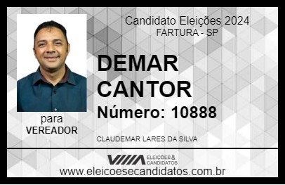 Candidato DEMAR CANTOR 2024 - FARTURA - Eleições