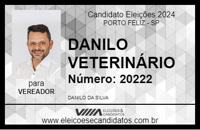 Candidato DANILO VETERINÁRIO 2024 - PORTO FELIZ - Eleições