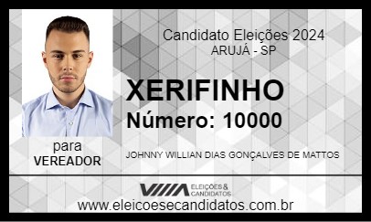 Candidato XERIFINHO 2024 - ARUJÁ - Eleições