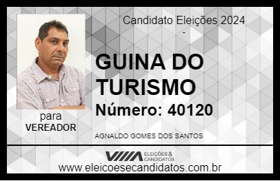 Candidato GUINA DO  TURISMO 2024 - VINHEDO - Eleições