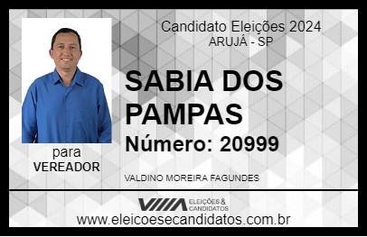 Candidato SABIÁ VALDINO 2024 - ARUJÁ - Eleições