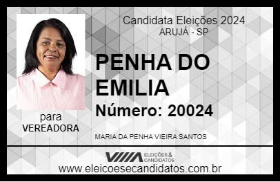 Candidato PENHA DO EMILIA 2024 - ARUJÁ - Eleições