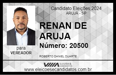 Candidato RENAN DE ARUJA 2024 - ARUJÁ - Eleições