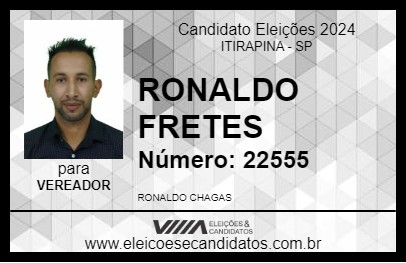 Candidato RONALDO FRETES 2024 - ITIRAPINA - Eleições