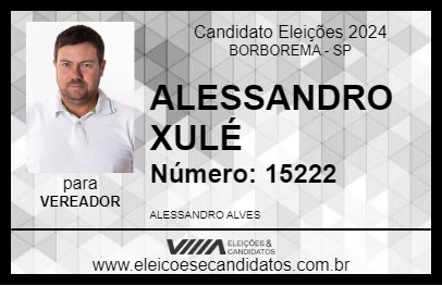 Candidato ALESSANDRO XULÉ 2024 - BORBOREMA - Eleições