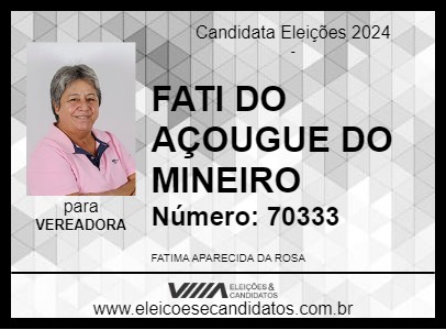 Candidato FATI DO AÇOUGUE DO MINEIRO 2024 - PORTO FELIZ - Eleições