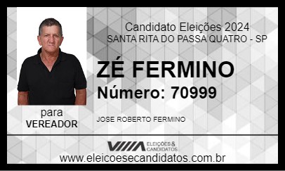 Candidato ZÉ FERMINO 2024 - SANTA RITA DO PASSA QUATRO - Eleições