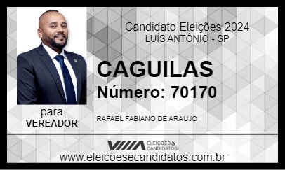 Candidato CAGUILAS 2024 - LUÍS ANTÔNIO - Eleições