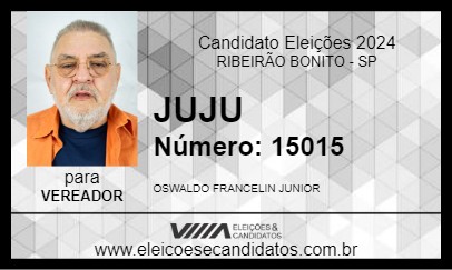 Candidato JUJU 2024 - RIBEIRÃO BONITO - Eleições