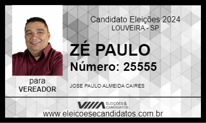 Candidato ZÉ PAULO 2024 - LOUVEIRA - Eleições