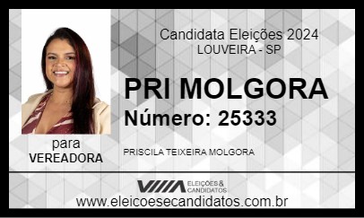 Candidato PRI MOLGORA 2024 - LOUVEIRA - Eleições