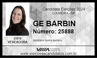 Candidato GE BARBIN 2024 - LOUVEIRA - Eleições