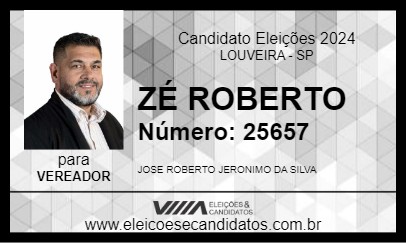 Candidato ZÉ ROBERTO 2024 - LOUVEIRA - Eleições