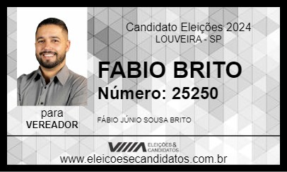 Candidato FABIO BRITO 2024 - LOUVEIRA - Eleições