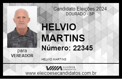 Candidato HELVIO MARTINS 2024 - DOURADO - Eleições