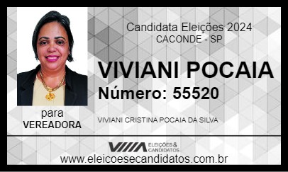 Candidato VIVIANI POCAIA 2024 - CACONDE - Eleições