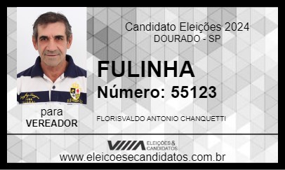 Candidato FULINHA 2024 - DOURADO - Eleições