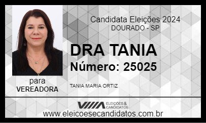 Candidato DRA TANIA 2024 - DOURADO - Eleições