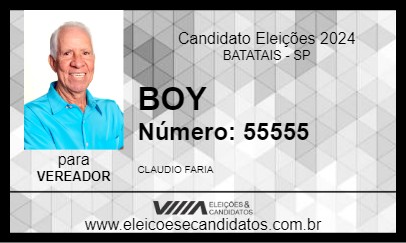 Candidato BOY 2024 - BATATAIS - Eleições