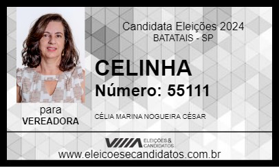 Candidato CELINHA 2024 - BATATAIS - Eleições